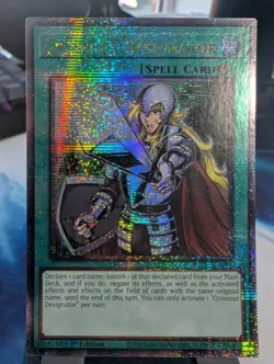 YuGiOh! Crossout Designator RA02-EN063 Quarter Century Rare 1st Ed - Image 1