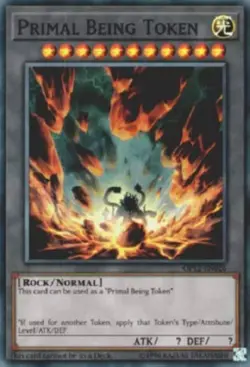 Yu-Gi-Oh! - Primal Being Token - OP12-EN026 - Super Rare - Image 1