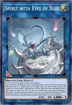 YUGIOH MP25-EN049 Spirit with Eyes of Blue Starlight Rare 1st Edition NM - Image 1