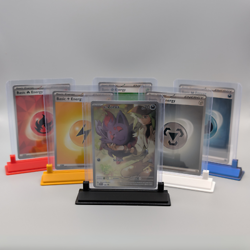 Collectible Trading Card Toploader Display Stand - For Pokemon, Yu-Gi-Oh!, Disne - Image 1