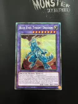 YUGIOH BLUE-EYES TYRANT DRAGON STARLIGHT RARE MP25-EN042 1ST EDITION - Image 1