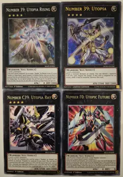 YuGiOh 4 Card Number 39: Utopia and Related Card Set/Lot - Image 1