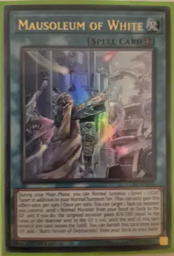 YuGiOh Mausoleum of White Ultra Rare 1st Edition LCKC-EN036 - Image 1