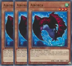 Yugioh - Airorca x 3 - 1st Edition NM - Free Holographic Card - Image 1