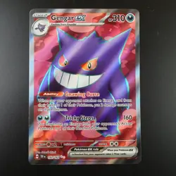 Gengar EX 193/162 Pokemon Temporal Forces Ultra Rare Holo Full Art Card - Image 1