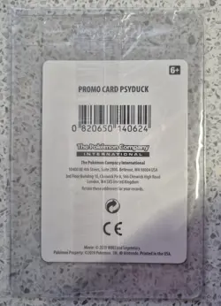 Pokemon Card - Psyduck - Sealed Promo - Detective Pikachu - Black Star - SM199 - Image 2