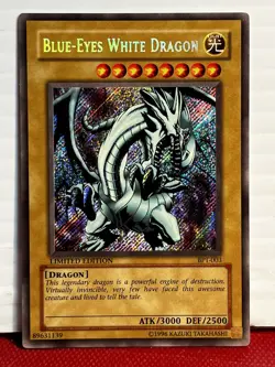 Yugioh Promo Card Nrmt BPT-003 Blue-Eyes White Dragon Holo Limited Edition NM - Image 1