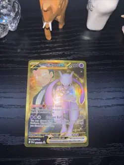 Pokemon TCG Team Rockets Mewtwo EX Full Art English Card 240/182 NM Condition - Image 3
