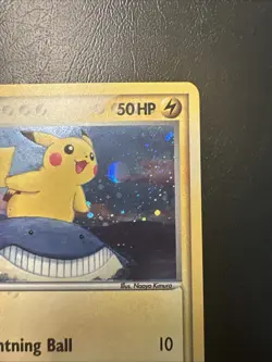 Pokemon Card - Error Inverted Back Pikachu POP Series 5 12/17 Holo Rare NM 2007 - Image 3