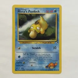 Misty's Psyduck - 54/132 [Gym Heroes] Pokemon TCG - Vintage Uncommon Card LP dd - Image 1