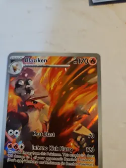 Blaziken 192/182 Destined Rivals Full Art Pokemon TCG Card Mint - Image 3