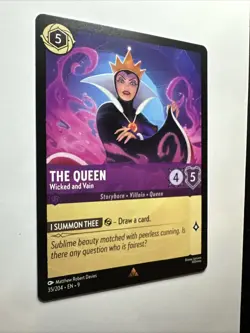 The Queen - Wicked and Vain 35/204 Fabled Regular Disney Lorcana Card NM - Image 4