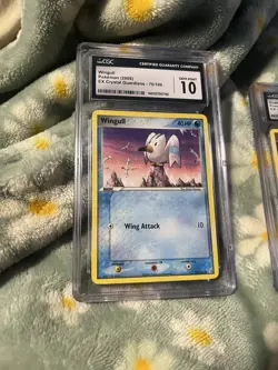 Pokemon Graded 10 Card Set Lot of 4. Japenese Wishiwashi,Wingull,duskull,mew - Image 2