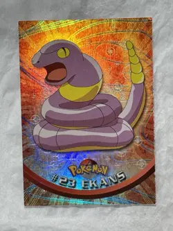Pokemon Card - 2000 Topps Chrome Series 1 Ekans #23 Holo Foil - Image 1