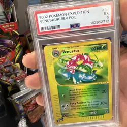 Pokemon Venusaur Expedition Base Set Reverse Holo Card 67/165 PSA Grade!! - Image 3