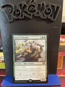 MTG Railway Brawler Mythic 0175 Outlaws Thunder Junction NM - Image 1