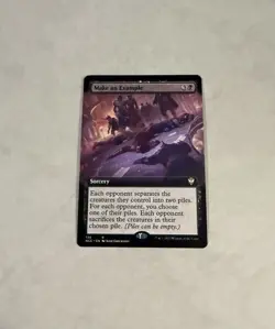 Make an Example (Extended Art) #138 Streets Of New Capenna - NCC Magic MTG -NMT+ - Image 1