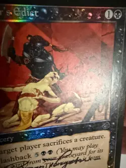 MTG Chainer's Edict FOIL (Torment) / Signed by artist Ben Thompson / LP - Image 3