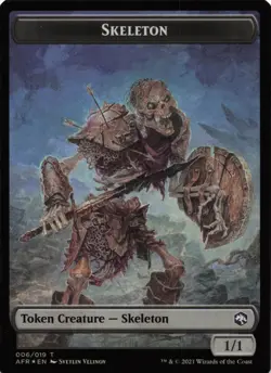 Lost Mine of Phandelver // Skeleton Double-Sided Token T Adventures in the Forgo - Image 1