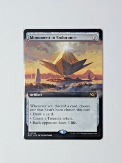 Magic The Gathering: Monument to Endurance (Extended Art) Aetherdrift Regular NM - Image 1