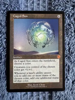 1 x Caged Sun - Retro Artifacts - The Brothers' War - LP - MTG - Image 1