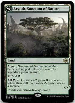 MTG Argoth, Sanctum of Nature R The Brothers' War 256 LP - Image 1