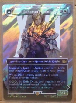 PRE-RELEASE Dion, Bahamut's Dominant Surge Foil Final Fantasy Magic 0521 - Image 1