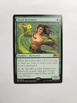 MTG - Elvish Reclaimer -Core Set 2020 Regular Rare #169 - Image 1