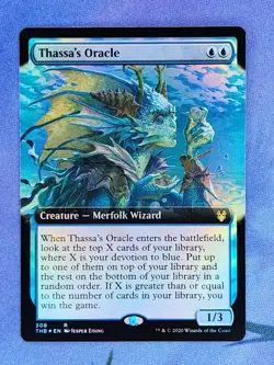 1x FOIL EXTENDED Thassa's Oracle, NM, THB, Magic: the Gathering, MtG - Image 1