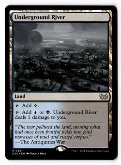 Underground River 321 Commander: Duskmourn: House of Horror NM - Image 1