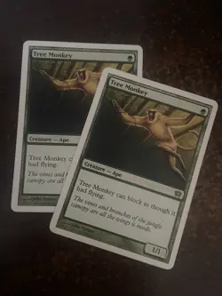 2x Tree Monkey - 9th Edition - LP - Magic The Gathering - MTG - EOF - Image 1