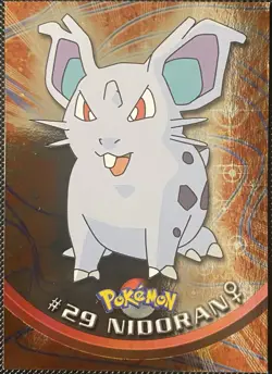 Pokemon Topps Nidoran F #29 Foil Blue Logo - Image 1