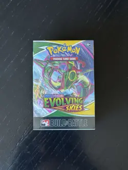 Pokemon TCG Build And Battle Evolving Skies Booster Box English Factory SEALED - Image 1