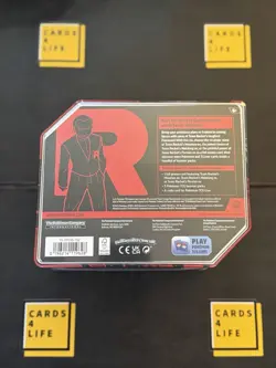 Pokemon Team Rocket Tin (Team Rocket's Mewtwo ex Promo) w/ 5-Packs BRAND NEW - Image 2