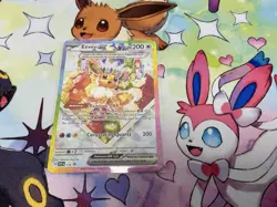 Pokemon TCG Eevee EX SVP174 Prismatic Evolutions Black Star Promo NM Condition - Image 1