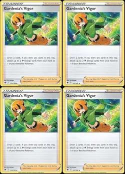 4x Gardenia's Vigor 143/189 Astral Radiance Pokemon TCG playset NM/M - Image 1