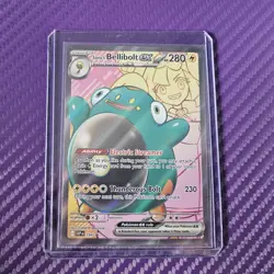 Pokemon TCG Ionos Bellibolt EX Journey Together Black Star Promo 194 NM - Image 1