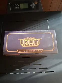 Pokemon Obsidian Flames Elite Trainer Box ETB New Sealed (Damaged) - Image 2
