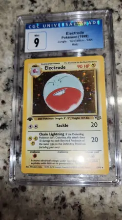 1999 1st Edition Electrode Holo #2 PSA 9 Jungle Pokemon Graded MINT TCG - Image 1