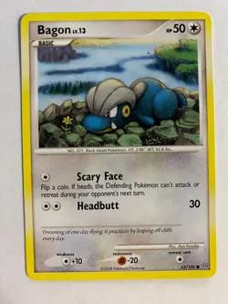 Bagon 53/100 Pokemon Stormfront Unlimited Non-Holo NM/MINT 2008 box-S5 - Image 1