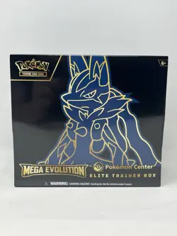 Mega Evolution Pokemon Centre Etb Elite Trainer Box Lucario | NEW FACTORY SEALED - Image 1