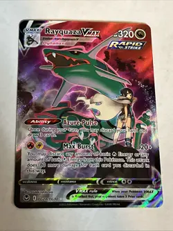 Pokemon TCG Rayquaza VMAX TG20/TG30 Full Art - Silver Tempest Trainer Gallery NM - Image 3