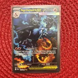 Mega Charizard X EX 125/94 ENGLISH SIR Phantasmal Flames NM Pack Fresh Pokemon - Image 1