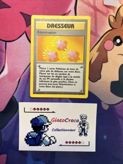 Carte Pokemon Francais Wizard Set De Base Reanimation 89/102 Dresseur - Image 1
