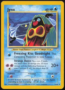 Carte Pokemon Jynx 31/64 Neo Revelation English - Image 1