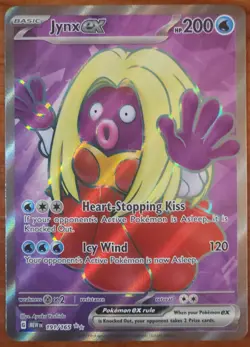 Pokemon TCG Jynx EX 191/165 Sv: Scarlet & Violet 151 Full Art Holo NM - Image 1