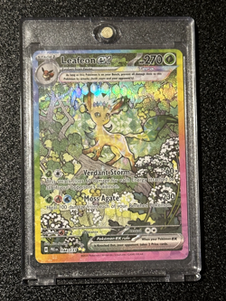 MINT ⭐ LEAFEON EX 144 - PRISMATIC EVOLUTIONS 2025 POKEMON- SPECIAL ILLUSTRATION - Image 3