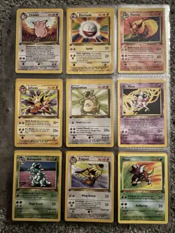 1999 Pokemon 1st Edition Jungle Complete Non-Holo Set (LP/NM+) - Image 1