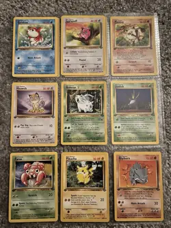 1999 Pokemon 1st Edition Jungle Complete Non-Holo Set (LP/NM+) - Image 5