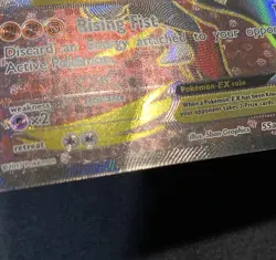 Pokemon TCG M Lucario EX 55a/111 Furious Fists Holo Full Art Heavily Played - Image 2